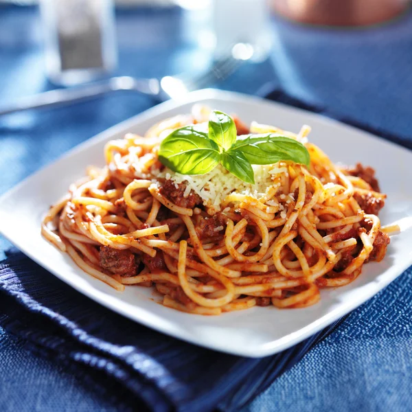 Leckere Spaghetti — Stockfoto