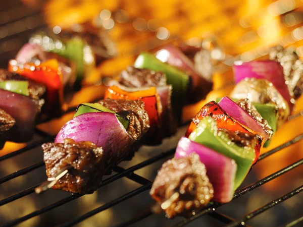 Steak shishkabob — Stock fotografie