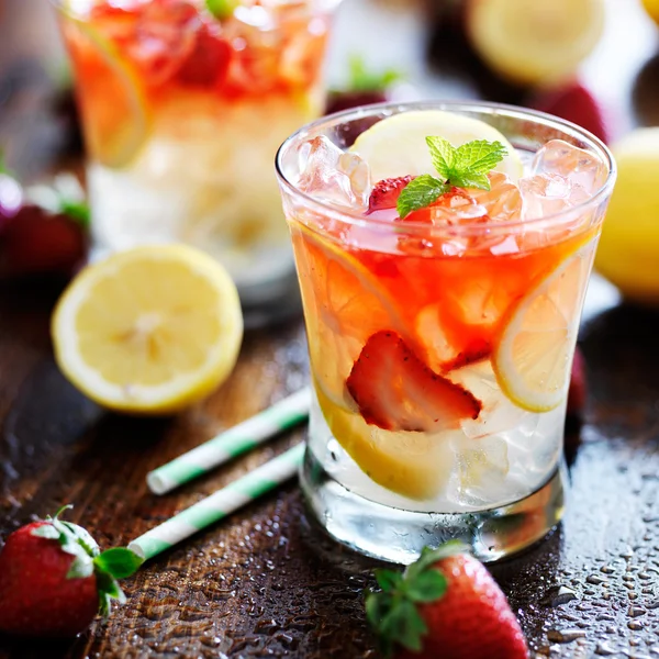 Aardbei limonade — Stockfoto