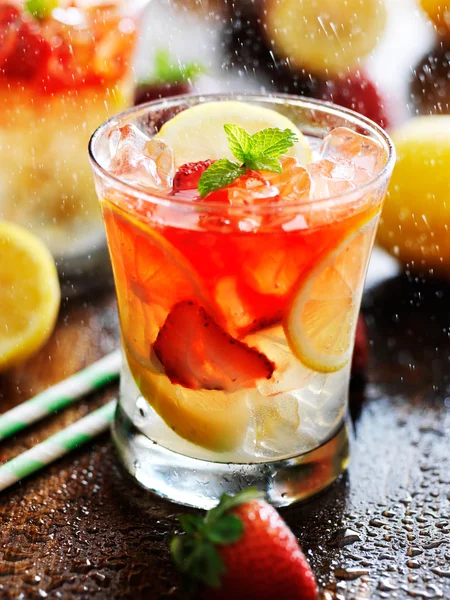 Aardbei limonade — Stockfoto