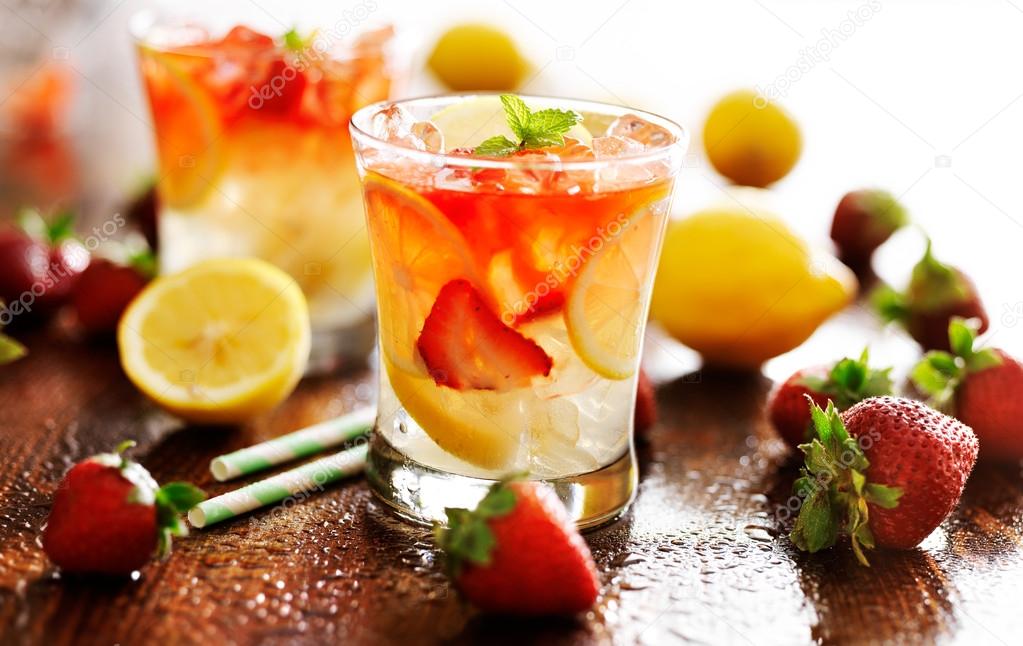 Strawberry lemonade — Stock Photo © resnick_joshua1 54234169