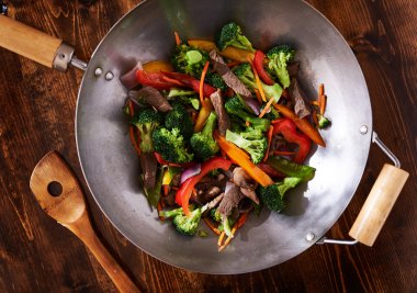 Asya wok stir fry vurdu