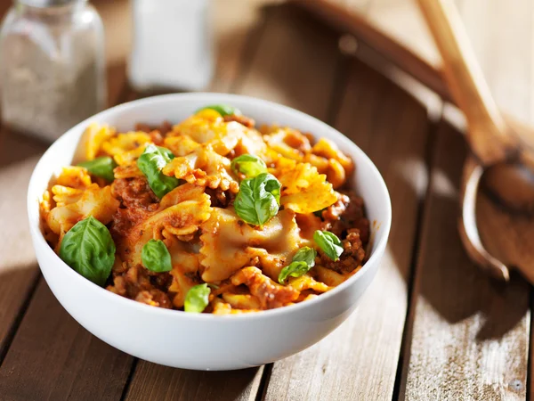 Farfalle bowtie pasta — Stock Photo, Image