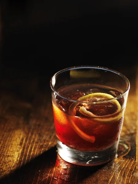 Cold sazerac cocktail — Stock Photo, Image