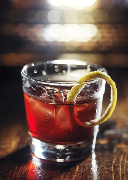 Koude sazerac cocktail — Stockfoto