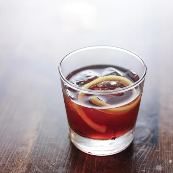 Cold sazerac cocktail — Stock Photo, Image