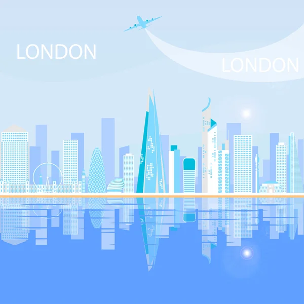 Londres - capitale du Royaume-Uni de Grande-Bretagne et d'Irlande du Nord . — Image vectorielle