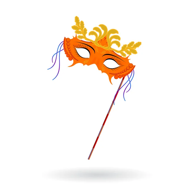 Venetiansk karneval masker. Fest och kul. — Stock vektor