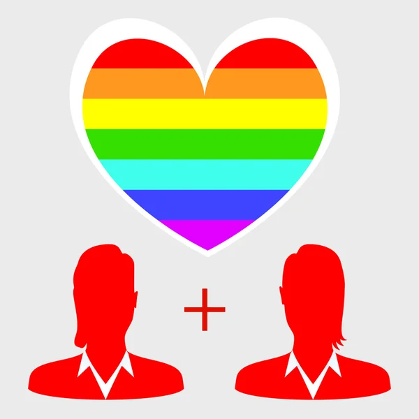 Symbols of homosexuality — Stock Vector