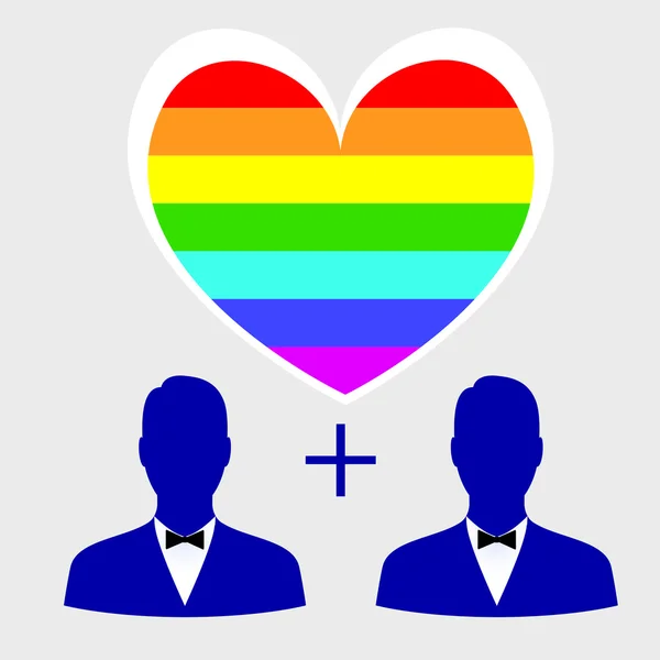 Symbols of homosexuality — Stock Vector