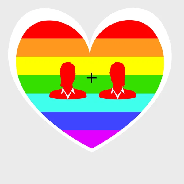 Symbols of homosexuality — Stock Vector