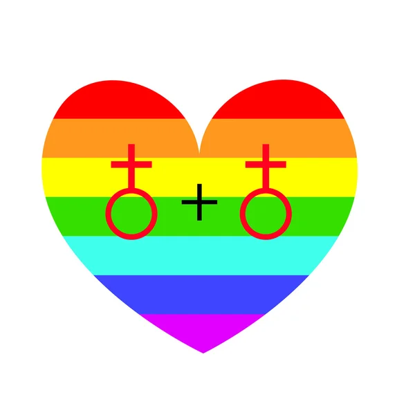 Symbols of homosexuality — Stock Vector