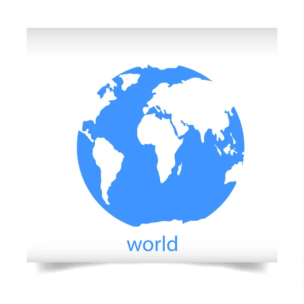Vector Globe Icon. — Stock Vector