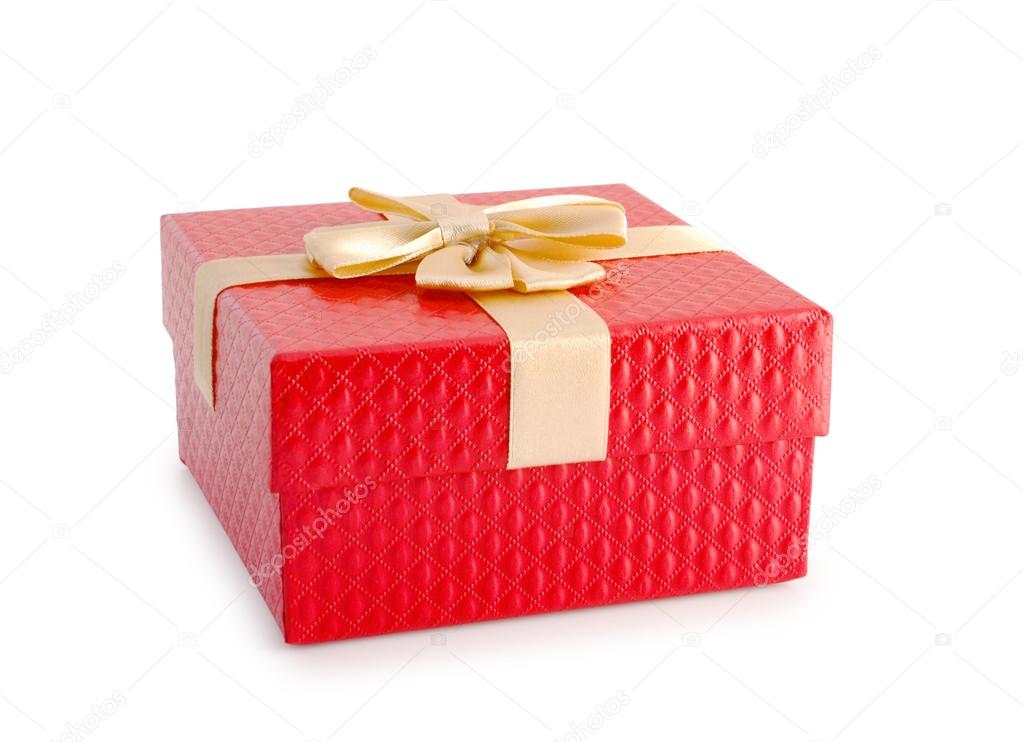 gift box and ribbon