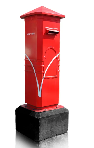 Thailand post box isolated, clipping path — Stock Photo, Image