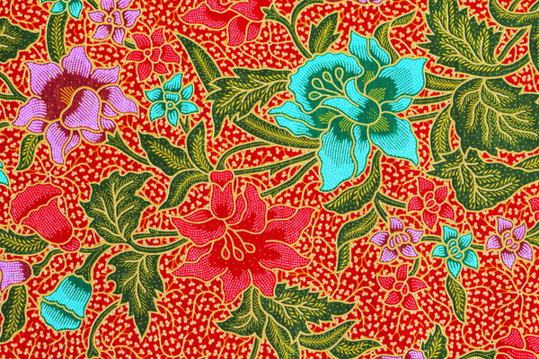 Текстура традиционной тайской ткани традиционного стиля
