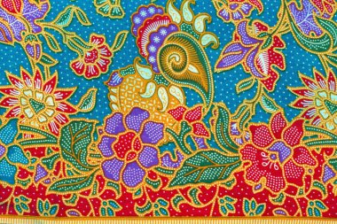 Texture of general traditional thai style native fabric weave.
