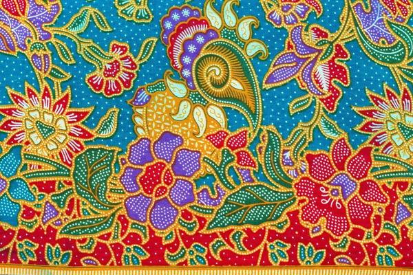 Texture of general traditional thai style native fabric weave. — Zdjęcie stockowe