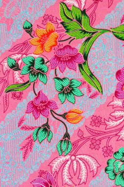 Genel geleneksel Tay tarzı yerli kumaş dokuma yakın çekim.