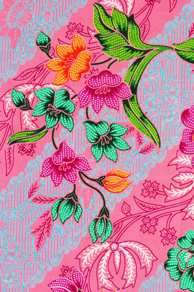 Genel geleneksel Tay tarzı yerli kumaş dokuma yakın çekim.