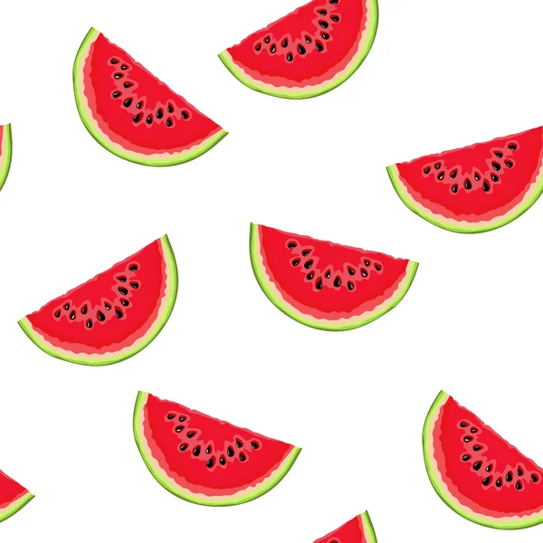 Wassermelonenmuster — Stockvektor