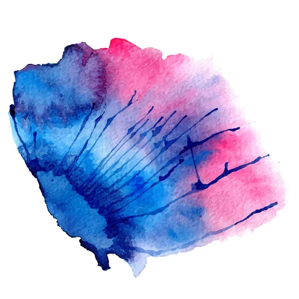 Aquarell-Vektorfleck — Stockvektor