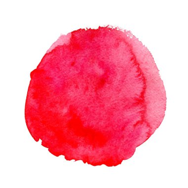 kırmızı sulu boya leke