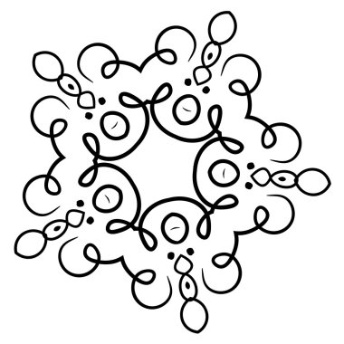 Mandala hayvan süsleme