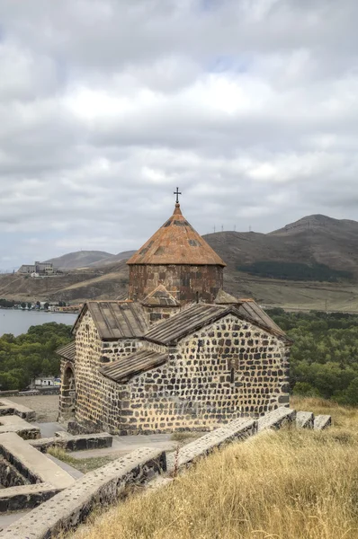 Sevanavank 修道院。塞凡湖，亚美尼亚 — 图库照片