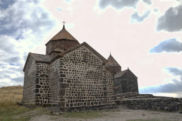 Biara Sevanavank. Danau Sevan, Armenia — Stok Foto