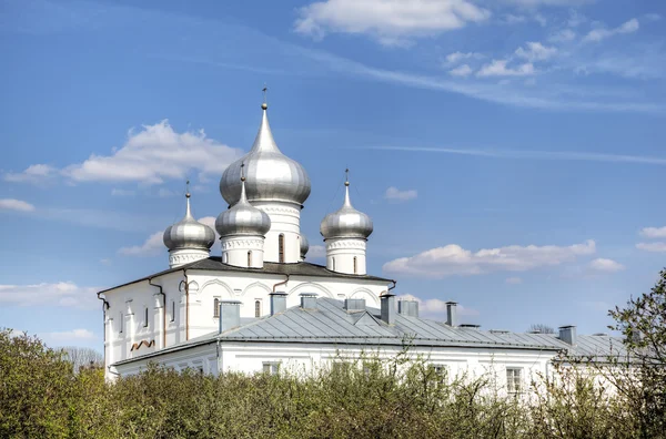 Spaso-Preobrazhensky Varlaamo-Khutyn Manastırı. Veliky Novgorod, Rusya — Stok fotoğraf