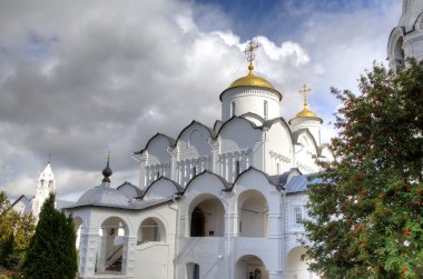 Pokrovsky Manastırı. Suzdal, Rusya'nın altın yüzük.