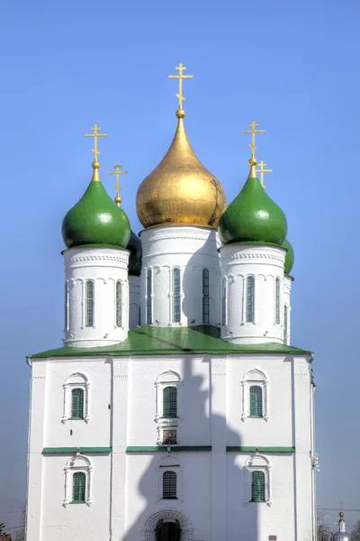 Cattedrale di Uspenskiy nel Cremlino del Colomna, Russia — Foto Stock