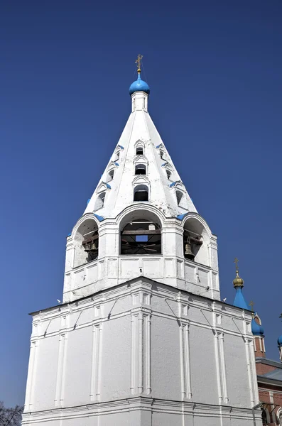 Belltower of Church of Icon of Our Lady of Tikhvin. Kolomna, Russia — Stock Image Belltower of Church of Icon of Our Lady of Tikhvin. Kolomna, Russia Royalty Free Stock Images