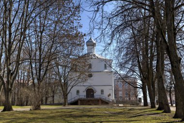 Church of St. George on the Marketplace. Veliky Novgorod, Russia