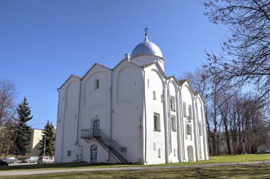 Church of St. John the Forerunner on Opoki. Veliky Novgorod, Russia