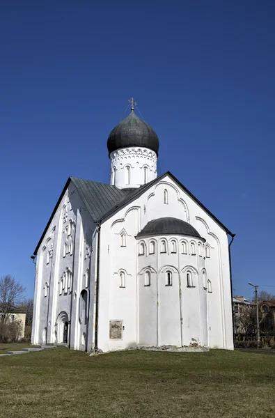 Church of the Transfiguration of the Savior on Ilyina street. Veliky Novgorod, Russia — Stok fotoğraf