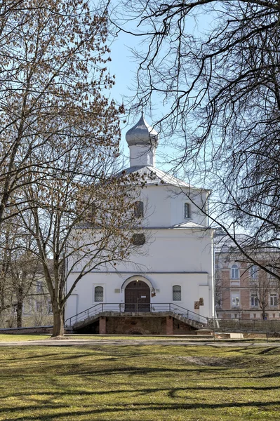 Church of St. George on the Marketplace. Veliky Novgorod, Russia — Stockfoto