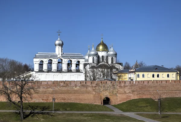 ノヴゴロドクレムリン。ロシアのヴェリキー・ノヴゴロド — ストック写真