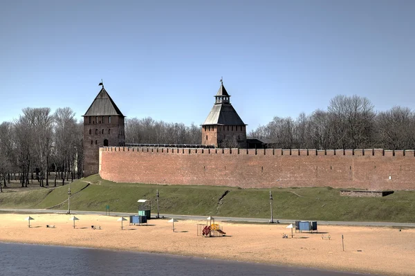 Kremlin de Novgorod. Veliky Novgorod, Rusia —  Fotos de Stock