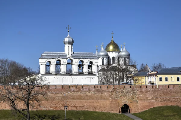 Novgorod Kremlin. Veliky Novgorod, Rusya — Stok fotoğraf