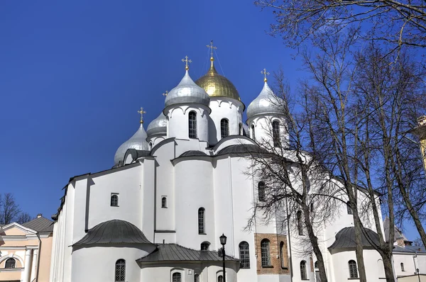 Saint Sophia Cathedral. Veliky Novgorod, Russia — Stok fotoğraf