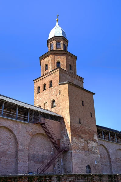 Torre Kokui del Kremlin de Novgorod. Veliky Novgorod, Rusia — Foto de Stock