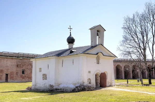 Igreja Andrey Stratelates. Veliky Novgorod, Rússia — Fotografia de Stock