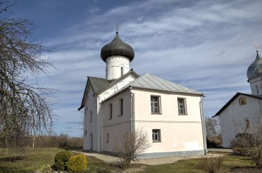 Zverin-Pokrovsky Monastery. Veliky Novgorod, Russia