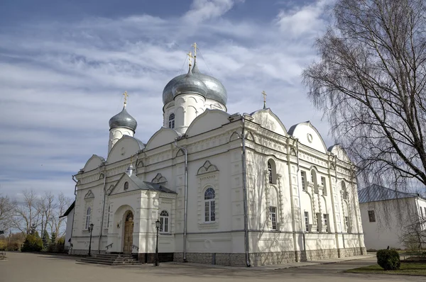 Zverin-Pokrovsky Monastery. Veliky Novgorod, Russia — Stock fotografie