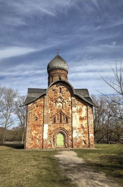 St. Peter and Paul Church in Kozhevniki. Veliky Novgorod, Russia — Stock Photo, Image