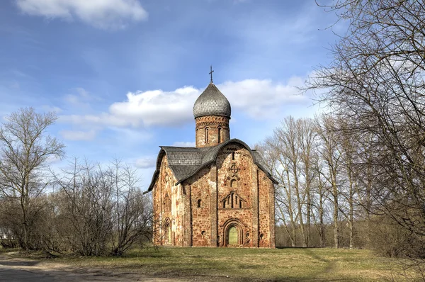 St. Peter and Paul Church in Kozhevniki. Veliky Novgorod, Russia — Stock Photo, Image