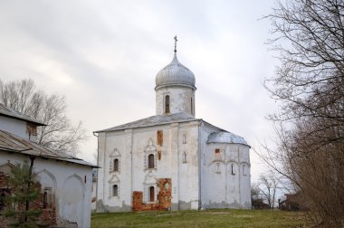 Church of the Nativity of the Virgin. Veliky Novgorod, Russia clipart