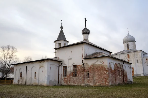 Iglesia de Mikhail Malein (Maléfica). Veliky Novgorod, Rusia Imágenes de stock libres de derechos